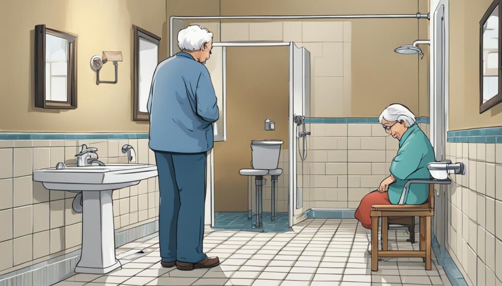banho seguro em idosos
