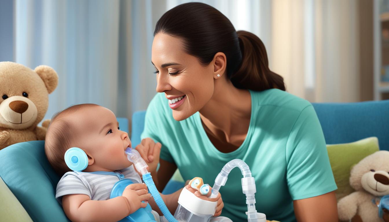 como usar o nebulizador em bebê